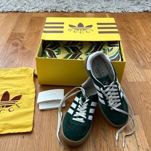 Gucci Adidas Gazelle Sneakers collab